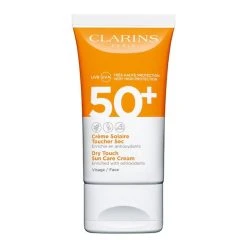 Clarins Crème Solaire Toucher Sec - Visage UVA/UVB 50+ Antioxydante