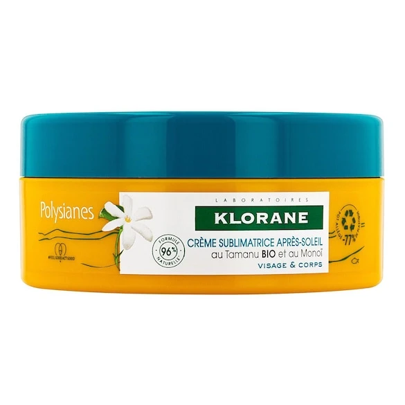 Klorane Solaire - Crème Sublimatrice Après-Soleil Au Tamanu BIO Et Monoï 3 Klorane Solaire - Crème Sublimatrice Après-Soleil Au Tamanu BIO Et Monoï
