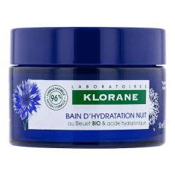 Klorane Bleuet - Bain D’Hydratation Nuit Au Bleuet BIO Et Acide Hyaluronique