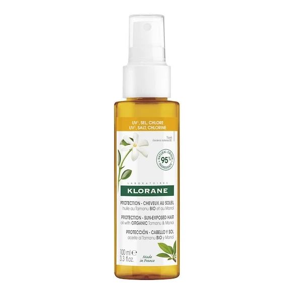 Klorane Solaire - Huile Au Tamanu BIO Et Au Monoi - Cheveux Exposés Au Soleil 3 Klorane Solaire - Huile Au Tamanu BIO Et Au Monoi - Cheveux Exposés Au Soleil