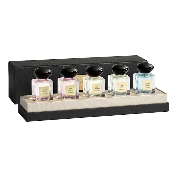 Miniatures Les Eaux Armani/Privé - Coffret Parfum 3 Miniatures Les Eaux Armani/Privé - Coffret Parfum