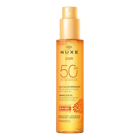 Nuxe Sun Huile Solaire Bronzante - Protection Protection SPF50 Visage Et Corps 3 Nuxe Sun Huile Solaire Bronzante - Protection Protection SPF50 Visage Et Corps