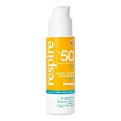 Respire Crème Solaire Protectrice SPF 50 - Crème Solaire Visage Et Corps