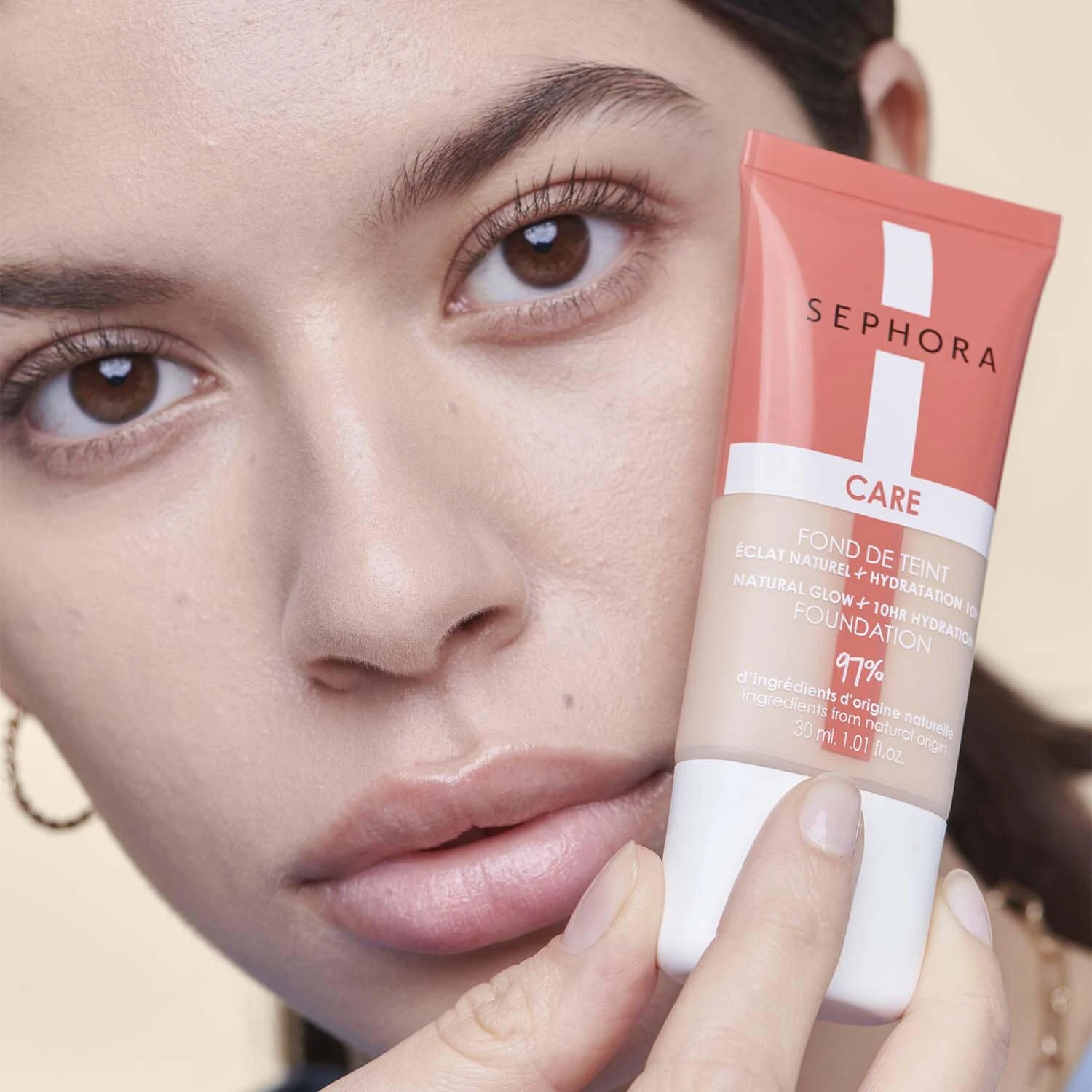 Sephora Collection Care Make-up - Fond De Teint éclat Naturel + Hydratation 10 H 5 Sephora Collection Care Make-up - Fond De Teint éclat Naturel + Hydratation 10 H – Image 3