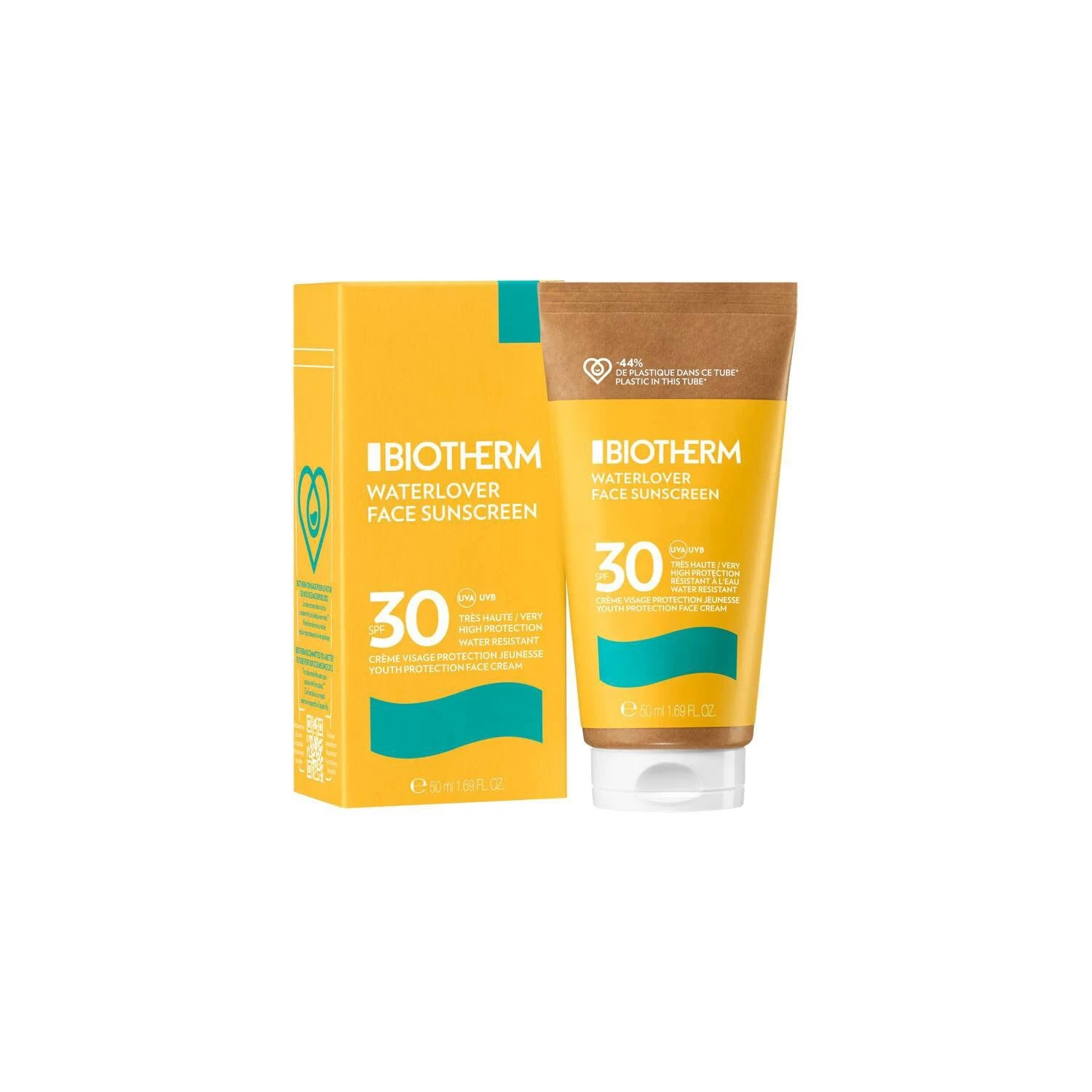 Biotherm Waterlover - Crème Solaire Visage Pour Prévenir Le Photovieillissement 4 Biotherm Waterlover - Crème Solaire Visage Pour Prévenir Le Photovieillissement – Image 2