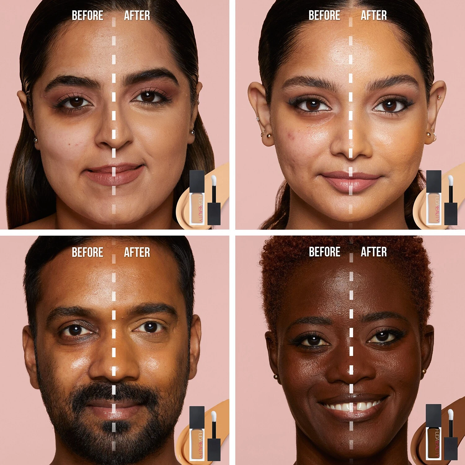 Huda Beauty #FAUXFILTER Luminous Matte - Anticernes Liquide 4 Huda Beauty #FAUXFILTER Luminous Matte - Anticernes Liquide – Image 2