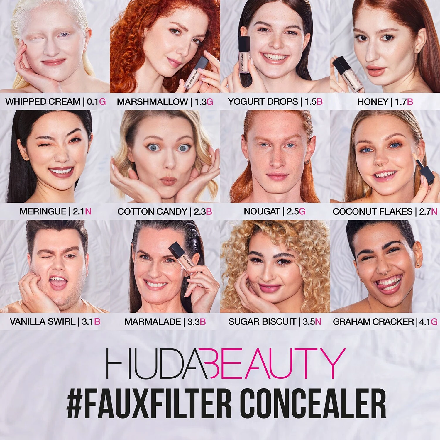 Huda Beauty #FAUXFILTER Luminous Matte - Anticernes Liquide 5 Huda Beauty #FAUXFILTER Luminous Matte - Anticernes Liquide – Image 3