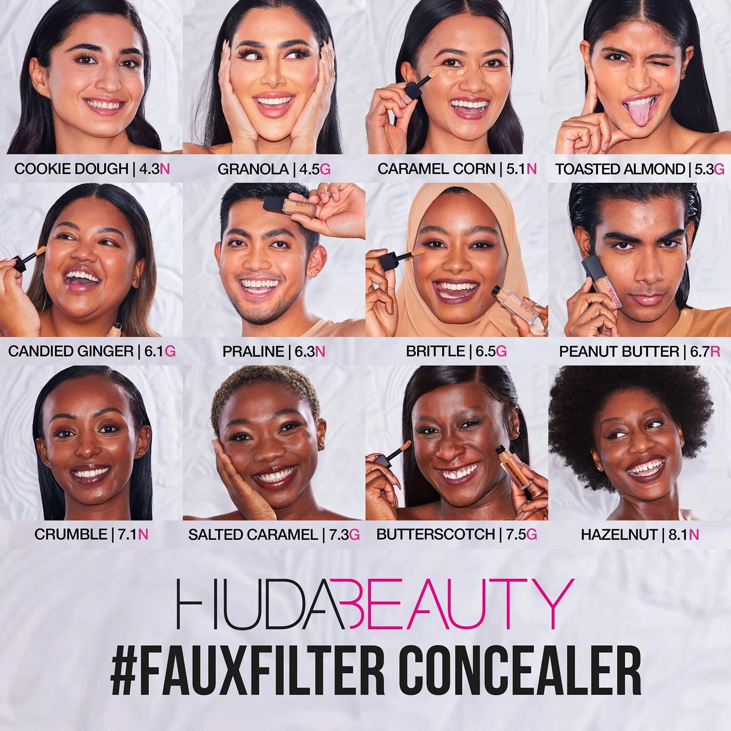 Huda Beauty #FAUXFILTER Luminous Matte - Anticernes Liquide 6 Huda Beauty #FAUXFILTER Luminous Matte - Anticernes Liquide – Image 4