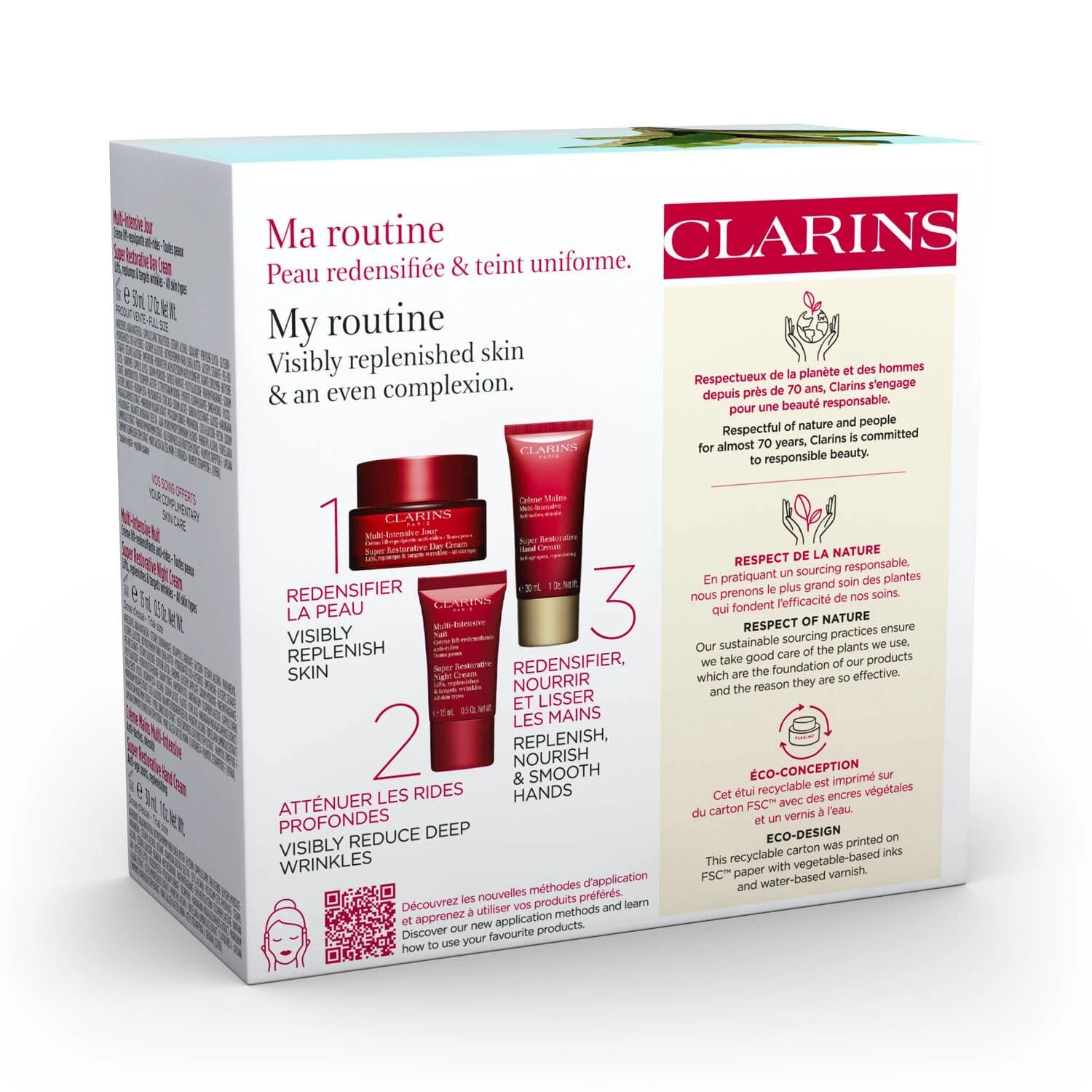 Clarins Mes Essentiels Anti-rides & Densité - Coffret Soin Visage Multi-Intensive 5 Clarins Mes Essentiels Anti-rides & Densité - Coffret Soin Visage Multi-Intensive – Image 3