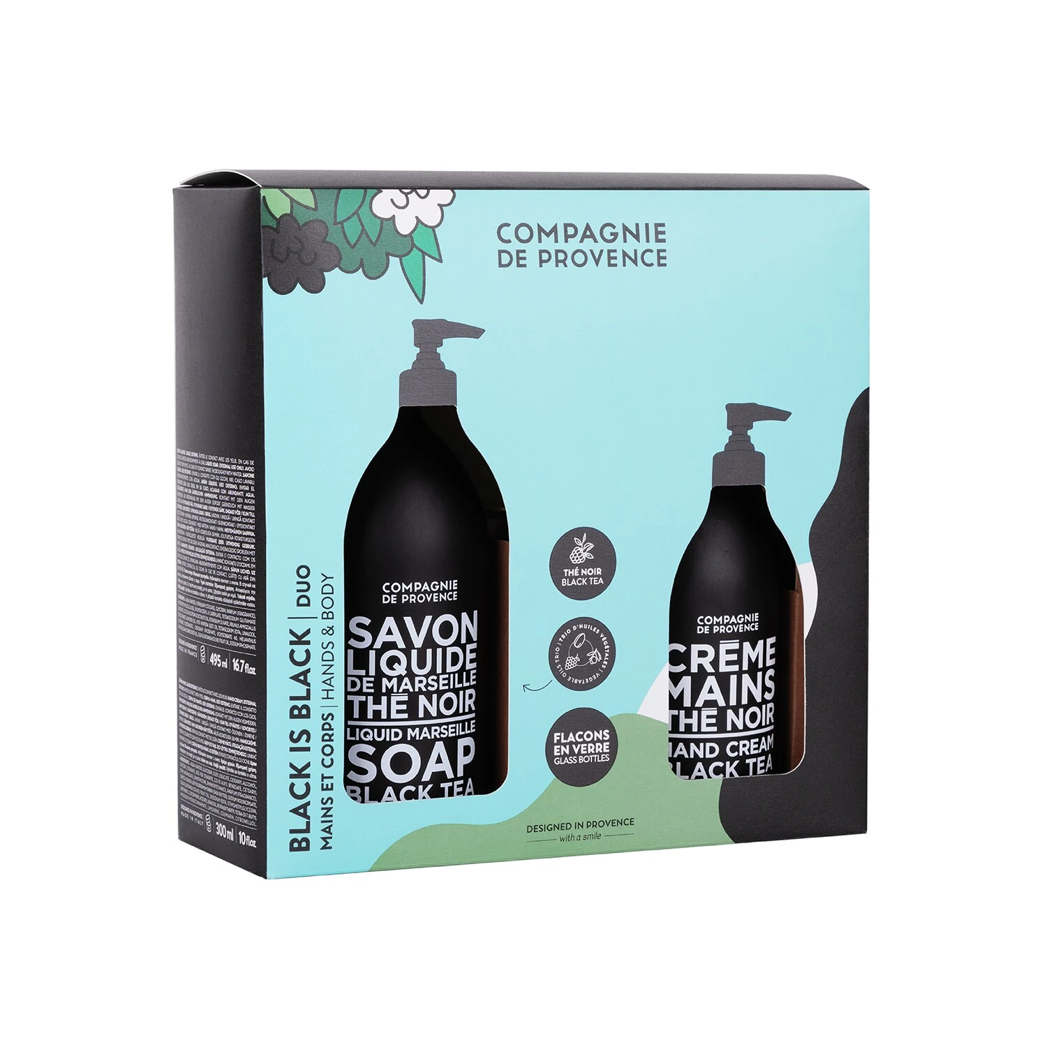 La Compagnie De Provence Duo Black Is Black - Coffret Soin Mains Et Corps Thé Noir 4 La Compagnie De Provence Duo Black Is Black - Coffret Soin Mains Et Corps Thé Noir – Image 2