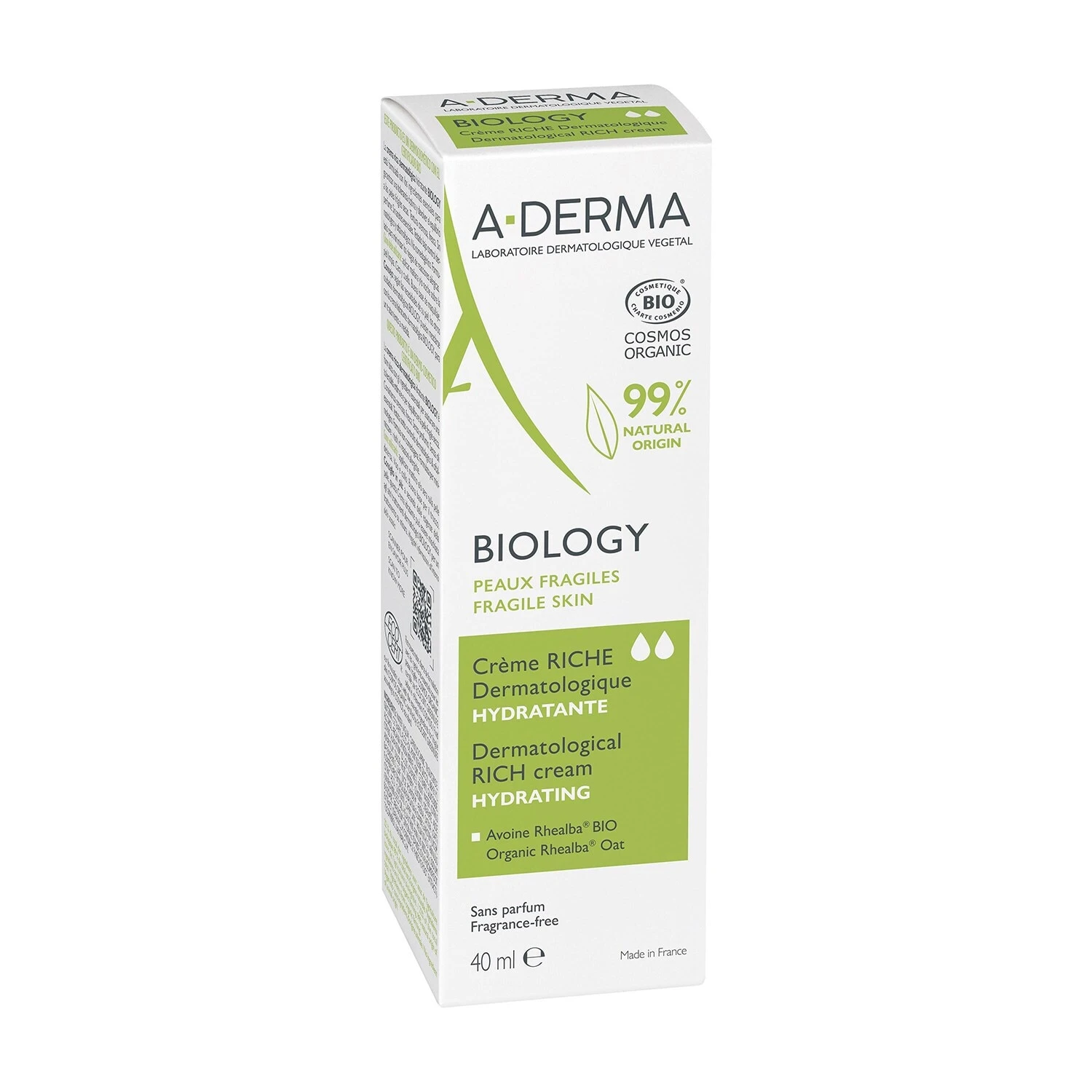A Derma Biology - Crème Riche Dermatologique Hydratante 4 A Derma Biology - Crème Riche Dermatologique Hydratante – Image 2