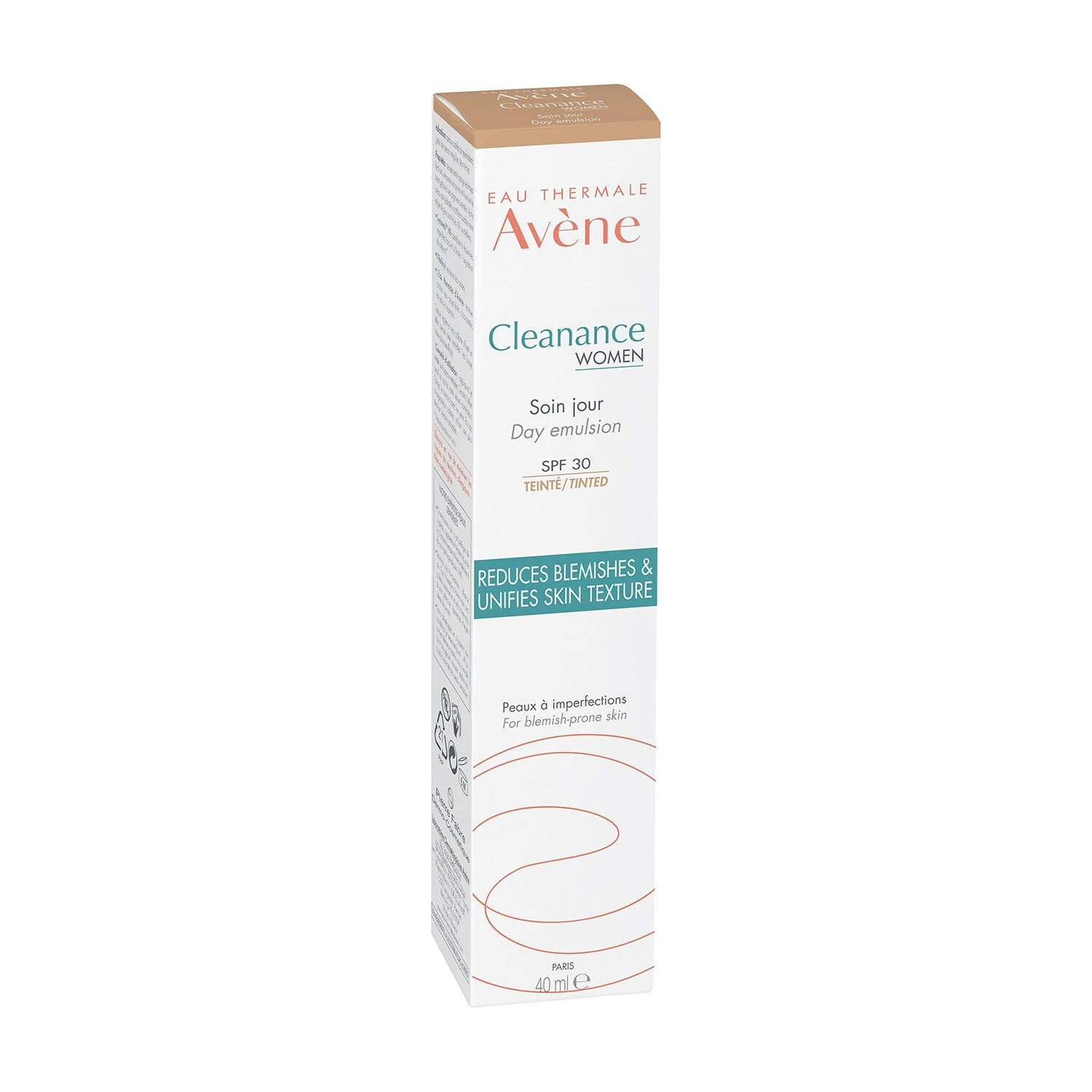 Avène Cleanance Women - Soin Jour SPF 30 Teinté 4 Avène Cleanance Women - Soin Jour SPF 30 Teinté – Image 2