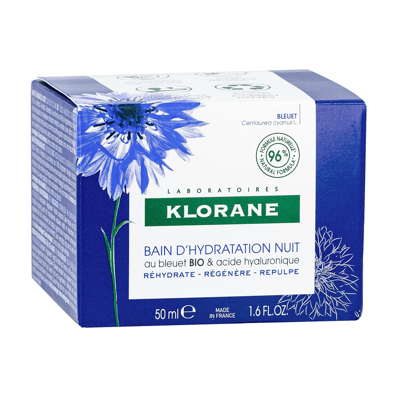 Klorane Bleuet - Bain D’Hydratation Nuit Au Bleuet BIO Et Acide Hyaluronique 4 Klorane Bleuet - Bain D’Hydratation Nuit Au Bleuet BIO Et Acide Hyaluronique – Image 2