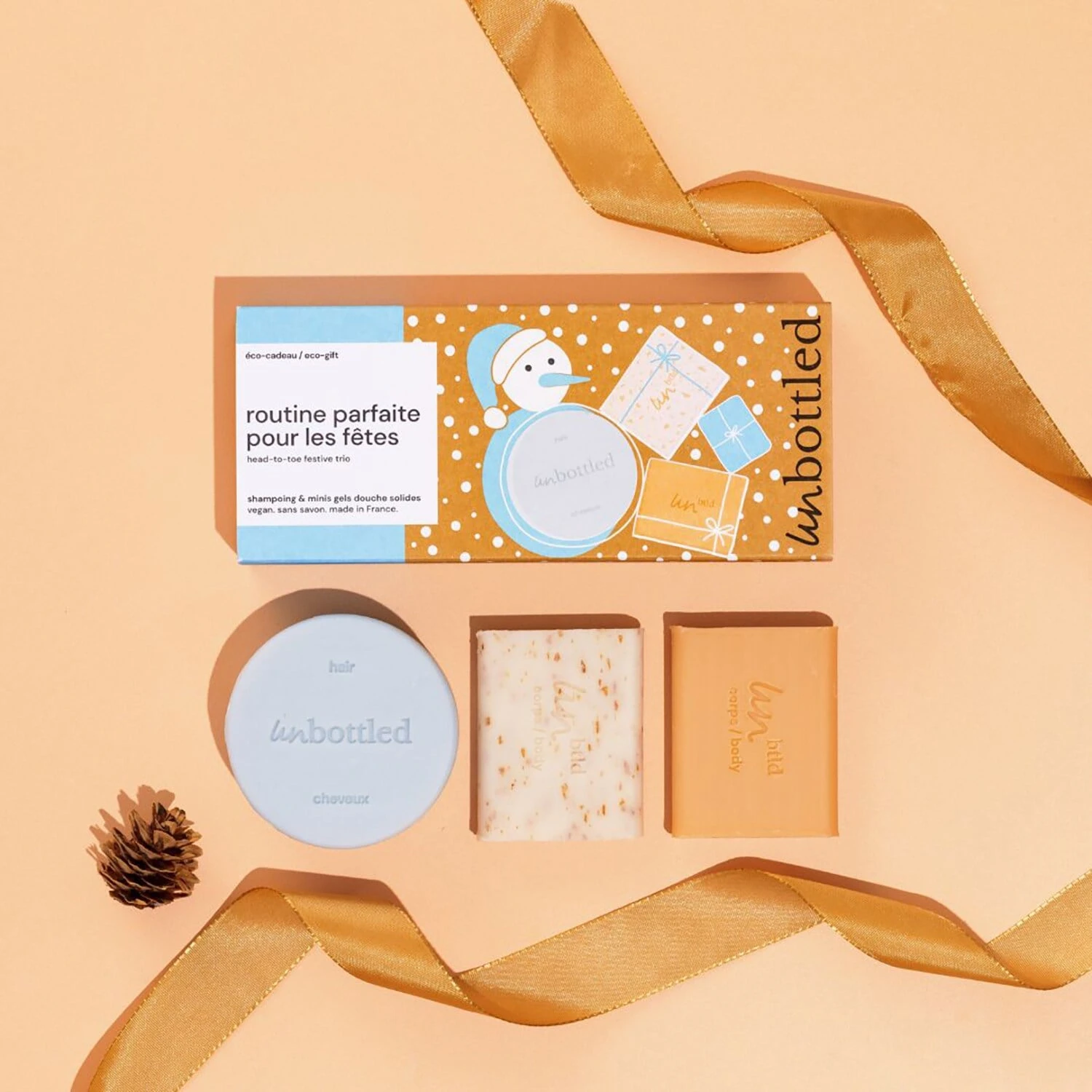 Unbottled Routine Parfaite Pour Les Fêtes - Coffret Soin Corps Et Cheveux 5 Unbottled Routine Parfaite Pour Les Fêtes - Coffret Soin Corps Et Cheveux – Image 3