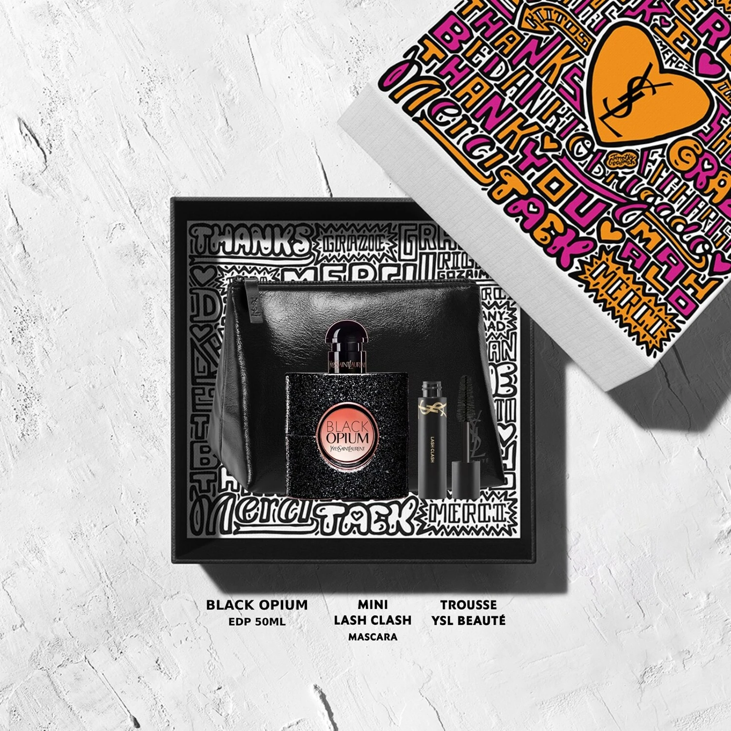 Yves Saint Laurent Black Opium - Coffret Cadeau Parfum Femme 4 Yves Saint Laurent Black Opium - Coffret Cadeau Parfum Femme – Image 2