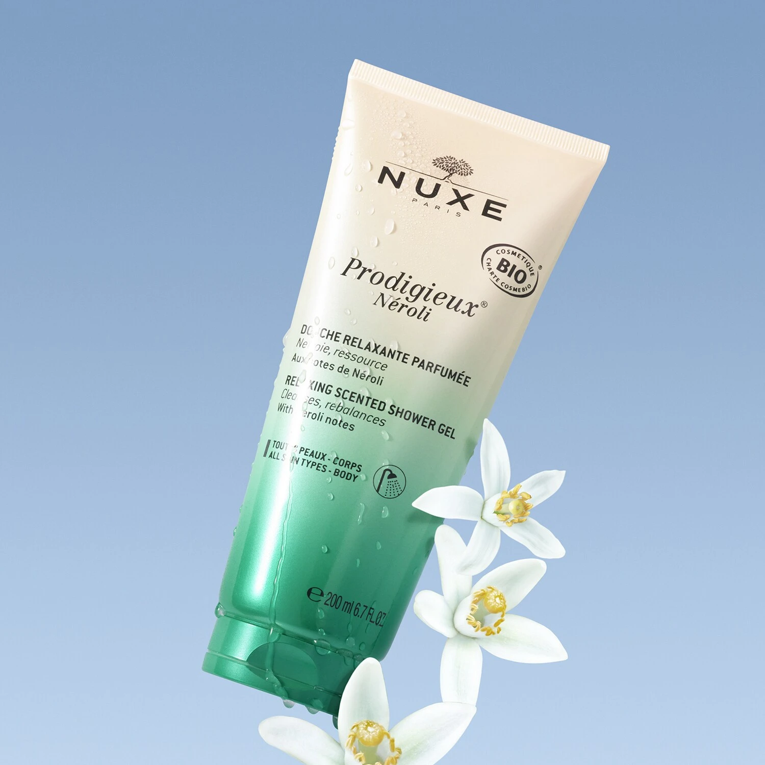NUXE Prodigieux® Néroli - Gelée De Douche Relaxante 4 NUXE Prodigieux® Néroli - Gelée De Douche Relaxante – Image 2
