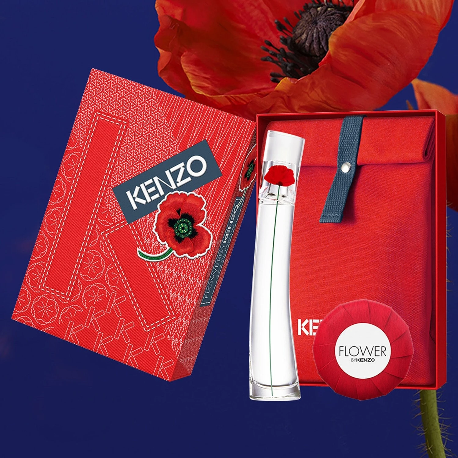 FLOWER BY KENZO - Coffret Eau De Parfum + Savon + Pochette 5 FLOWER BY KENZO - Coffret Eau De Parfum + Savon + Pochette – Image 3