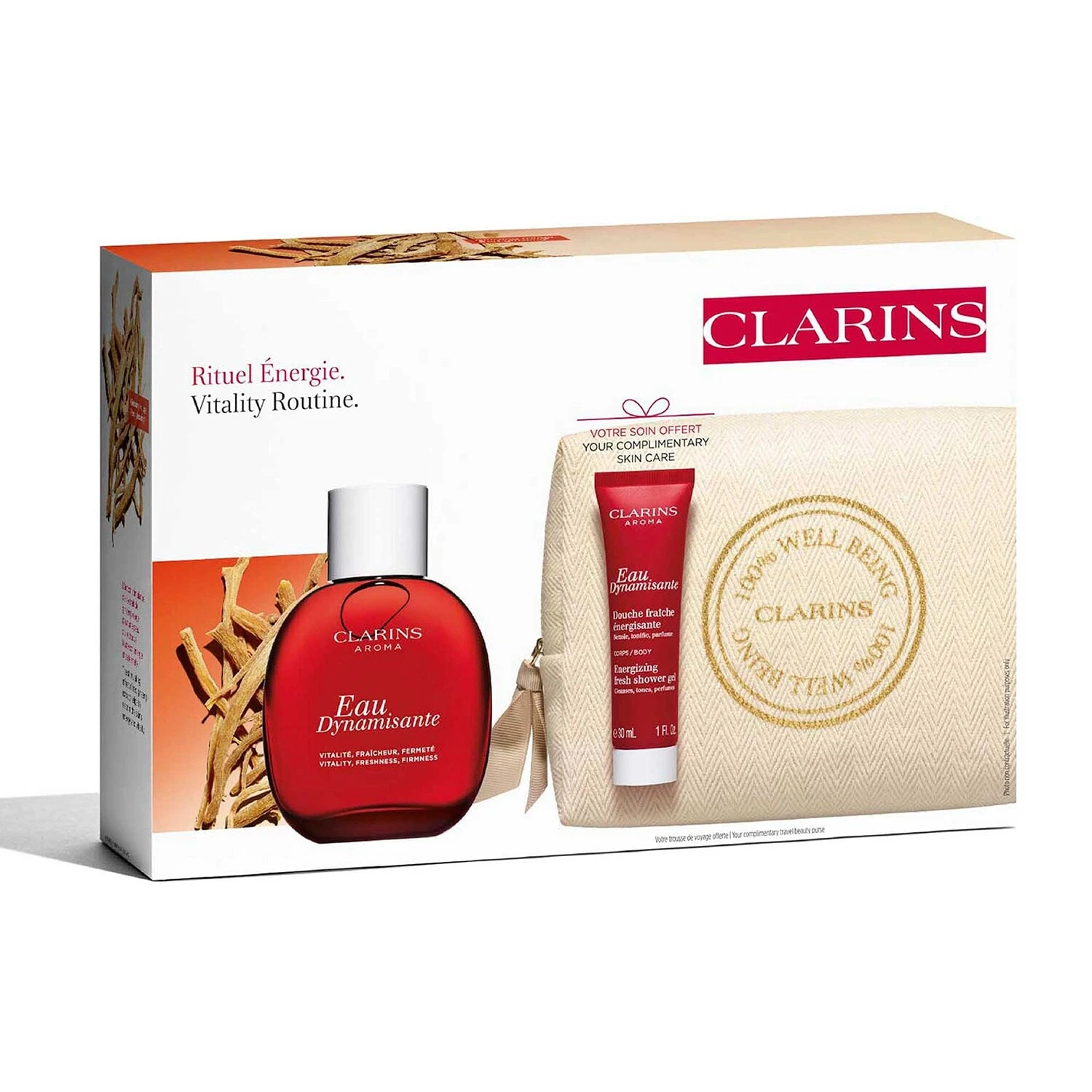 Clarins Eau Dynamisante Rituel Energisant - Coffret Soin Corps 5 Clarins Eau Dynamisante Rituel Energisant - Coffret Soin Corps – Image 3