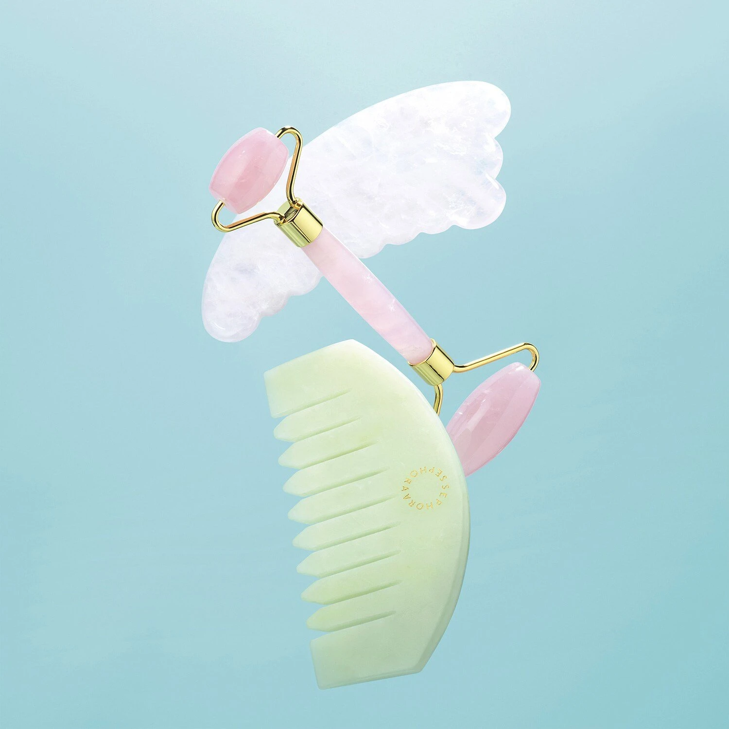 Sephora Collection Gua Sha Corps En Quartz Rose - Outil De Massage 6 Sephora Collection Gua Sha Corps En Quartz Rose - Outil De Massage – Image 4