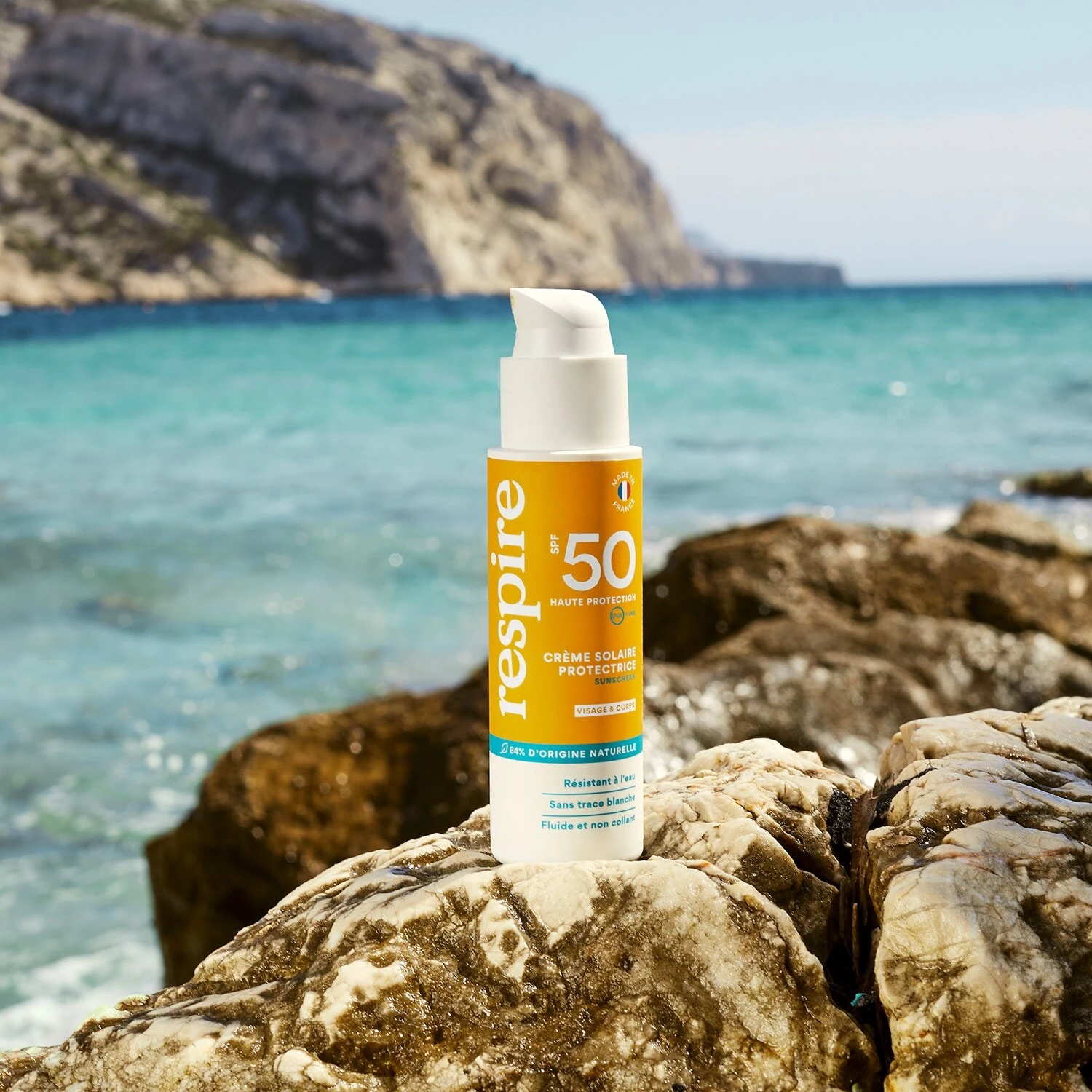 Respire Crème Solaire Protectrice SPF 50 - Crème Solaire Visage Et Corps 4 Respire Crème Solaire Protectrice SPF 50 - Crème Solaire Visage Et Corps – Image 2