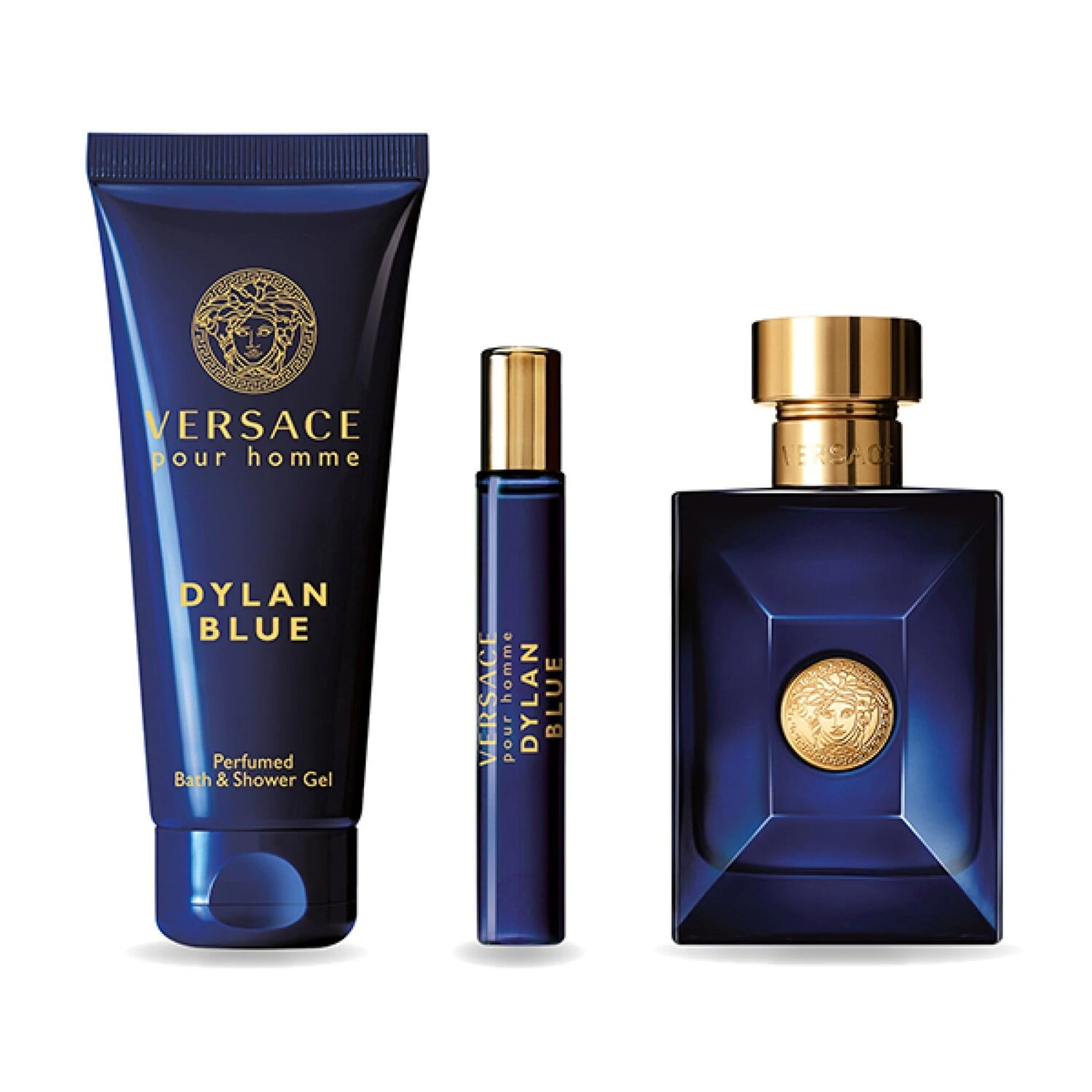 Versace Dylan Blue Homme - Coffret Eau De Toilette + Gel Douche 4 Versace Dylan Blue Homme - Coffret Eau De Toilette + Gel Douche – Image 2
