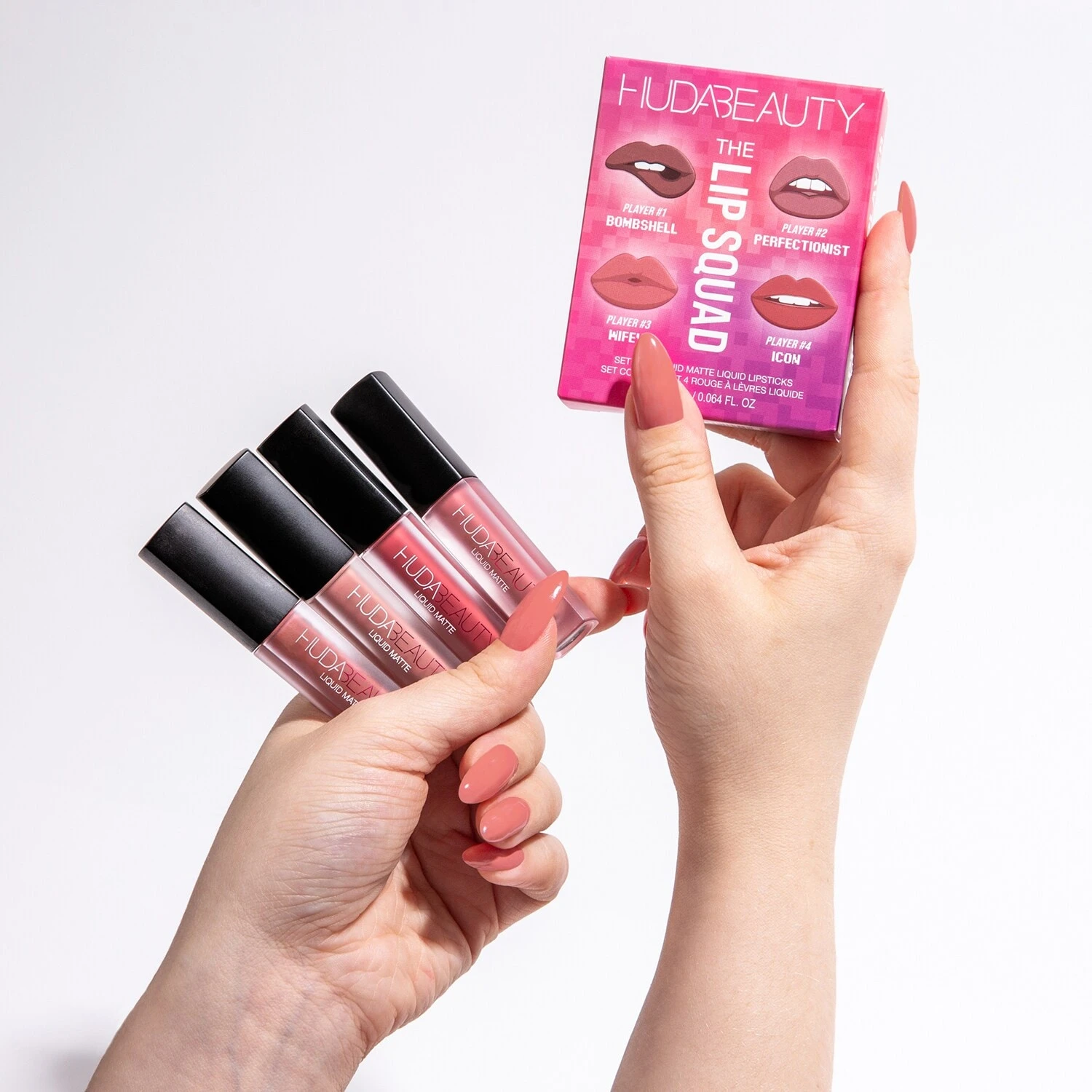 Huda Beauty The Lip Squad - Coffret De Rouges à Lèvres Liquides 5 Huda Beauty The Lip Squad - Coffret De Rouges à Lèvres Liquides – Image 3