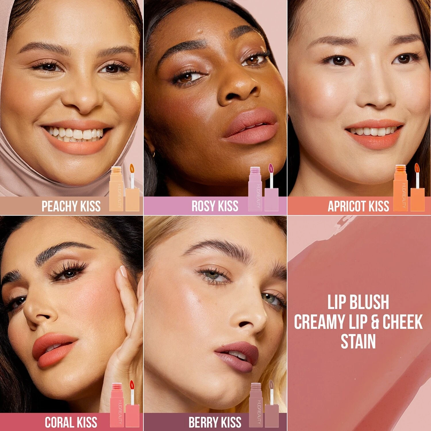 Huda Beauty Lip Blush Creamy Lip & Cheek Stain - Liquide Teinté Pour Lèvres Et Joues 5 Huda Beauty Lip Blush Creamy Lip & Cheek Stain - Liquide Teinté Pour Lèvres Et Joues – Image 3