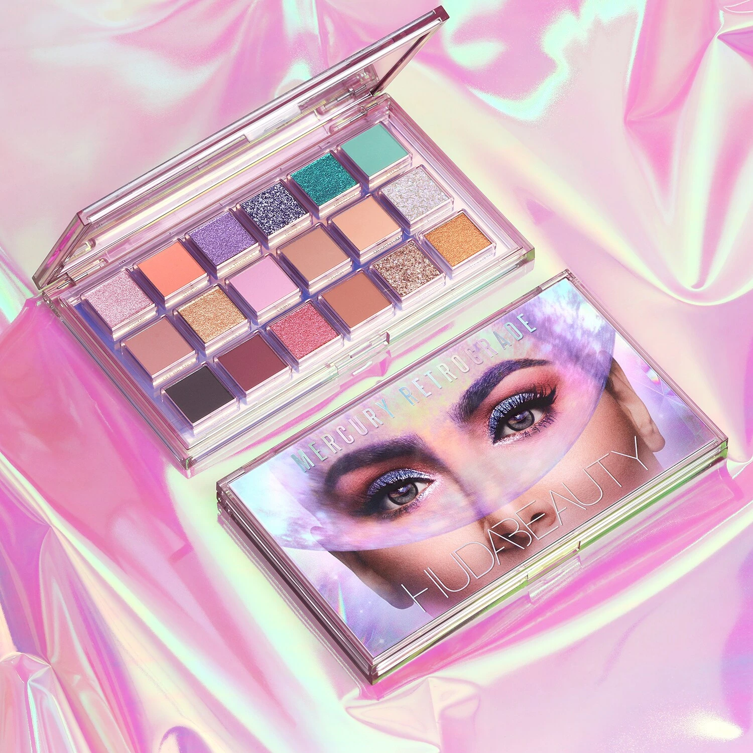 Huda Beauty Mercury Retrograde - Palette De 18 Ombres à Paupières 4 Huda Beauty Mercury Retrograde - Palette De 18 Ombres à Paupières – Image 2